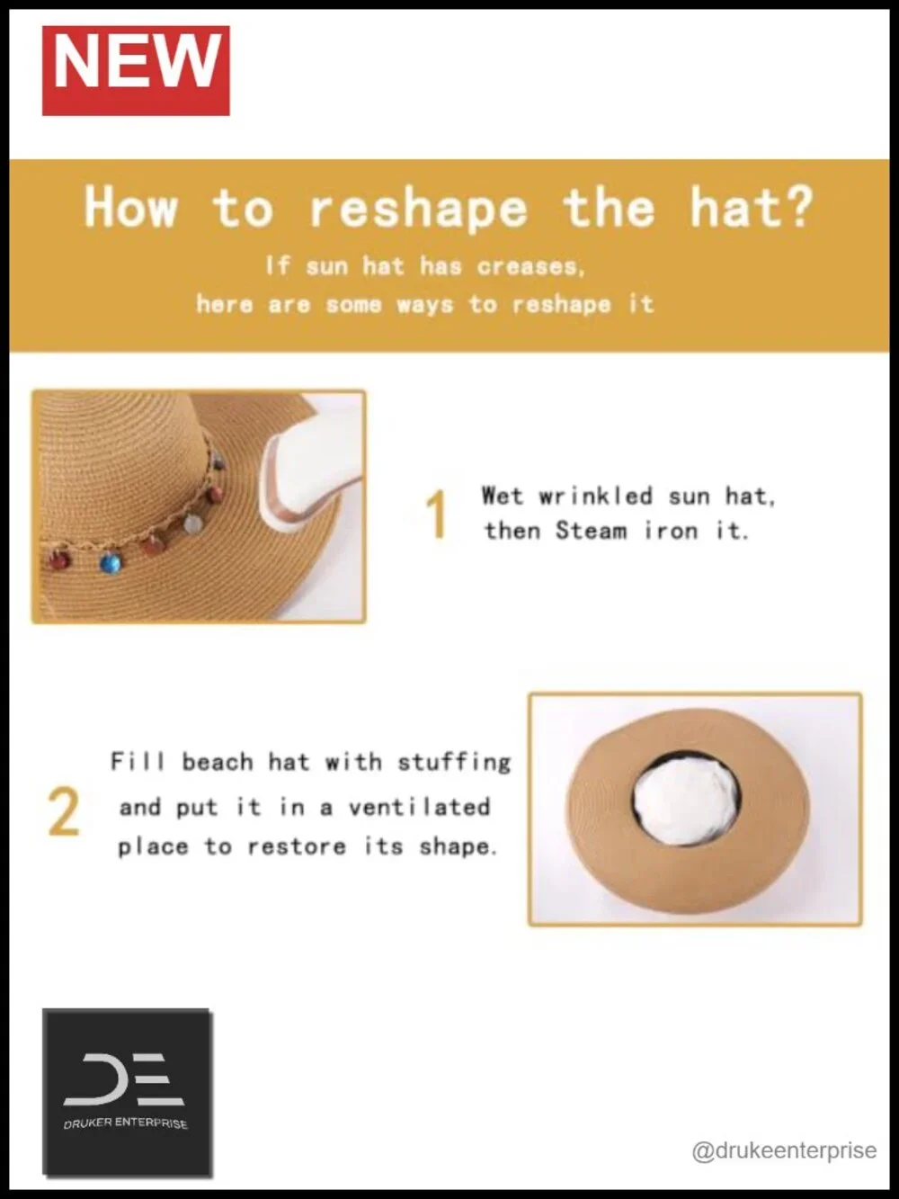 Women's UPF 80+ UV Protection Foldable Wide Brim Straw Sun Hat with Sweatband